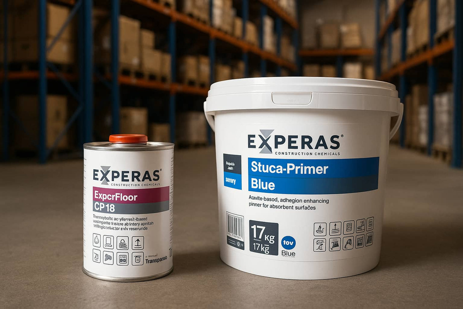 Experas producten in bouwgroothandel