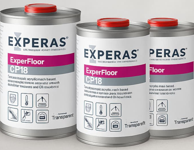 Experas ExperFloor CP18 3 producten naast elkaar